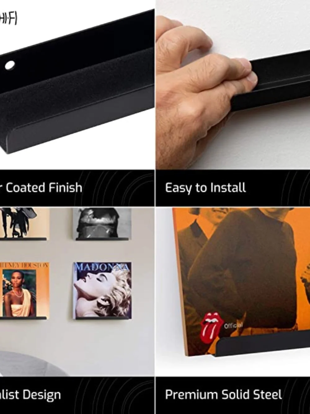 Display Shelves Art Vinyl Albums Hudson HiFi